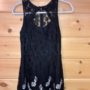 Black skater dress